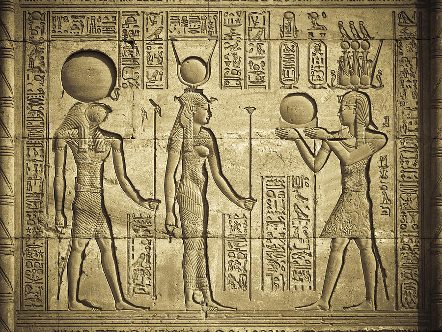 Egyptian Hieroglyph Photograph by Haoliang