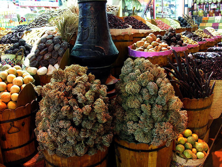 Egyptian Market Spices Photograph by Jacqueline M Lewis