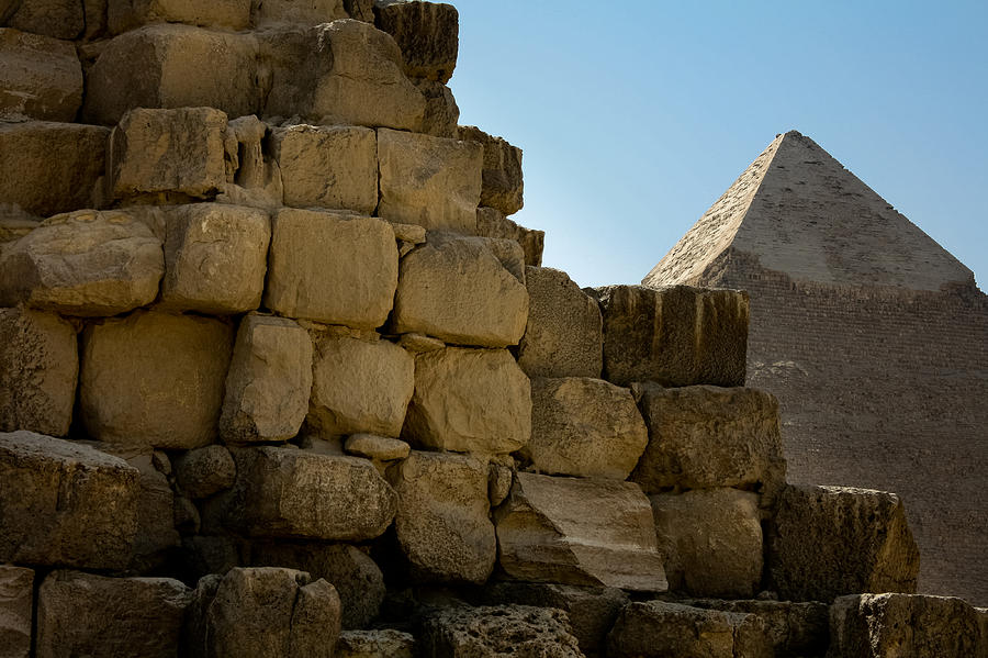 Egyptian Pyramids Photograph by Anthony Doudt