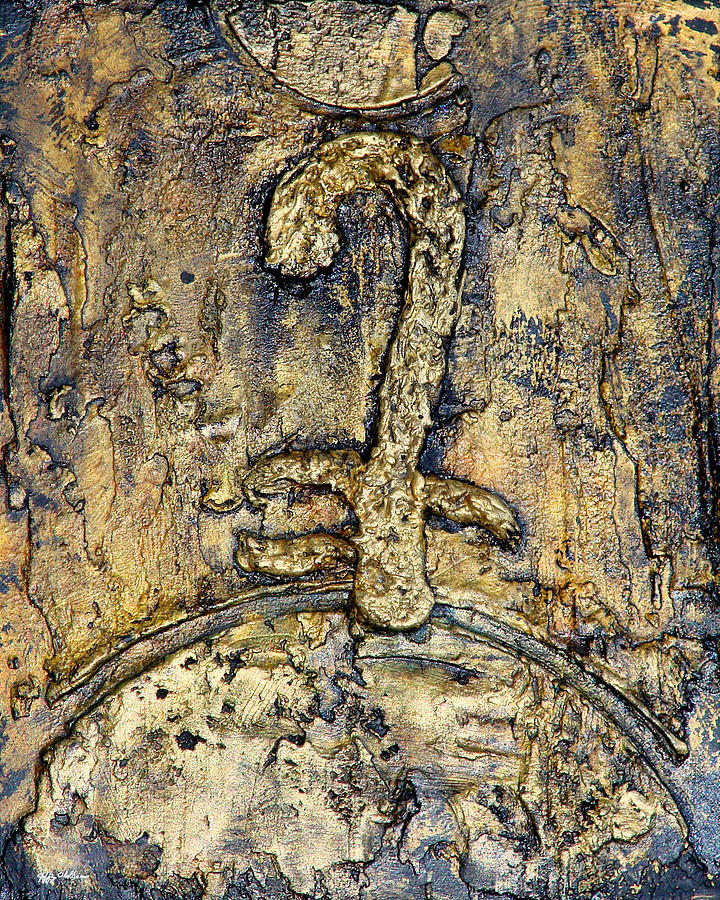 God Painting - Egyptian Symbol for God by Jeffrey Oldham God Painting - Egyptian Symbol for God by Jeffrey Oldham