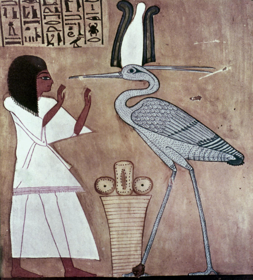 Egyptian Tomb Painting Painting by Granger