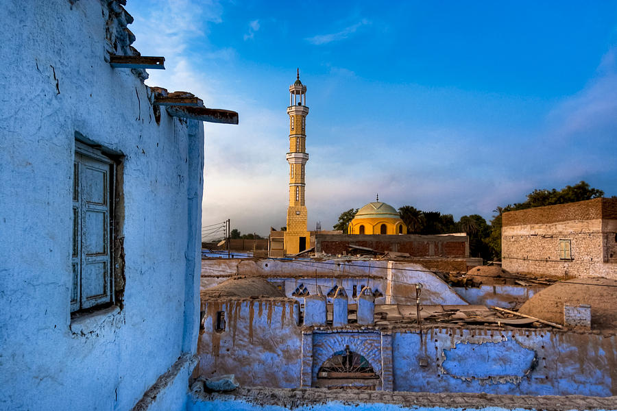 Egyptian Village Minaret at Dusk Photograph by Mark Tisdale