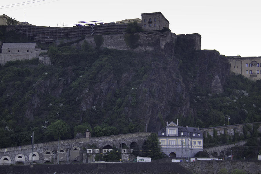Ehrenbreitstein Fortress at Dawn Photograph by Teresa Mucha
