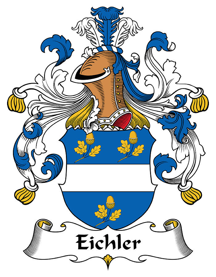 Eichler Coat of Arms German Digital Art by Heraldry - Pixels