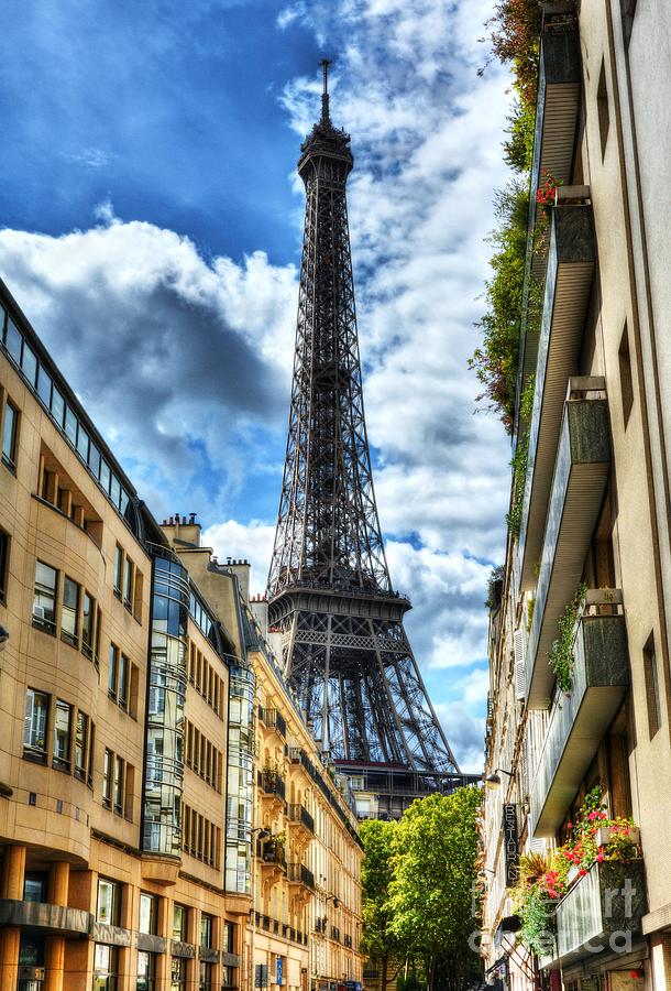 Eiffel Tower In Paris 2 Photograph by Mel Steinhauer