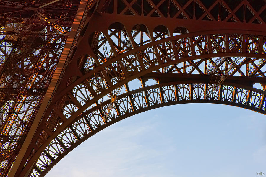 Eiffel at Dusk Photograph by Evie Carrier