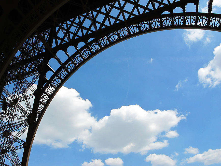 Eiffel Clouds Photograph by Kathy Corday
