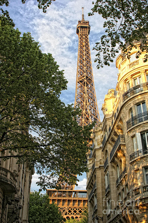 Paris Photograph - Eiffel Glow by Timothy Hacker