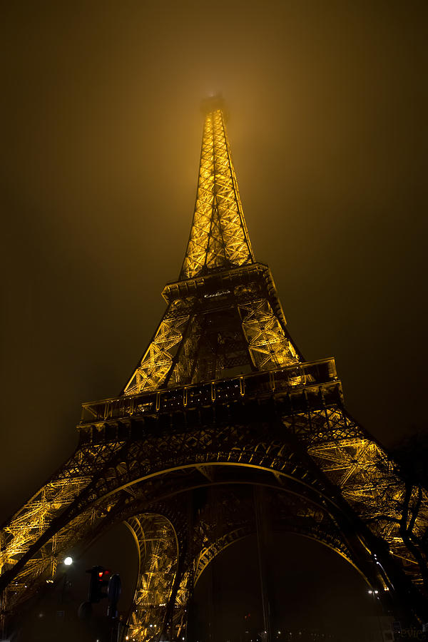 Eiffel Gold Photograph by Evie Carrier