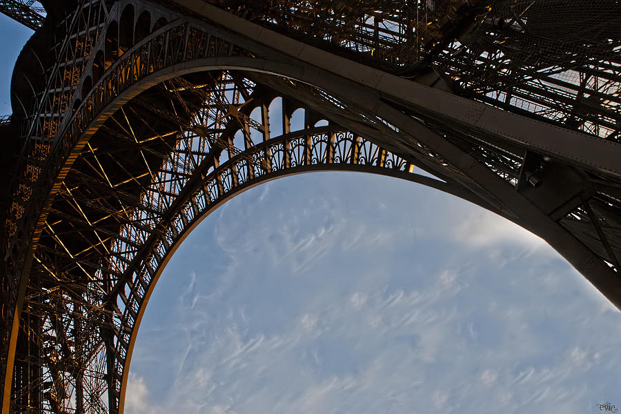 Eiffel Lattice Photograph by Evie Carrier