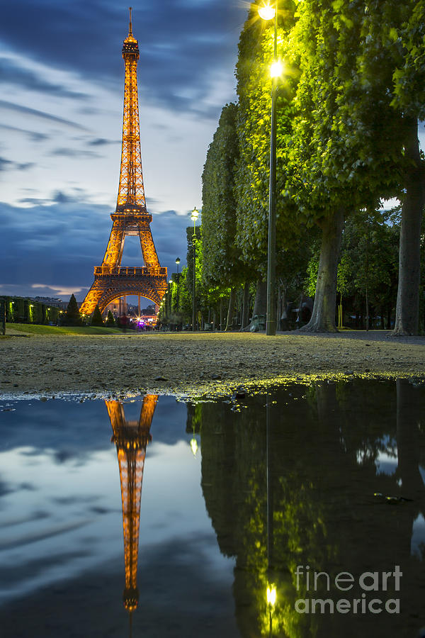 Eiffel Reflections Photograph by Brian Jannsen
