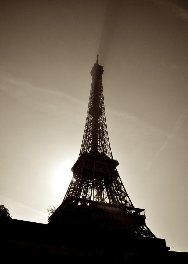 Eiffel silhouette Photograph by Matt MacMillan