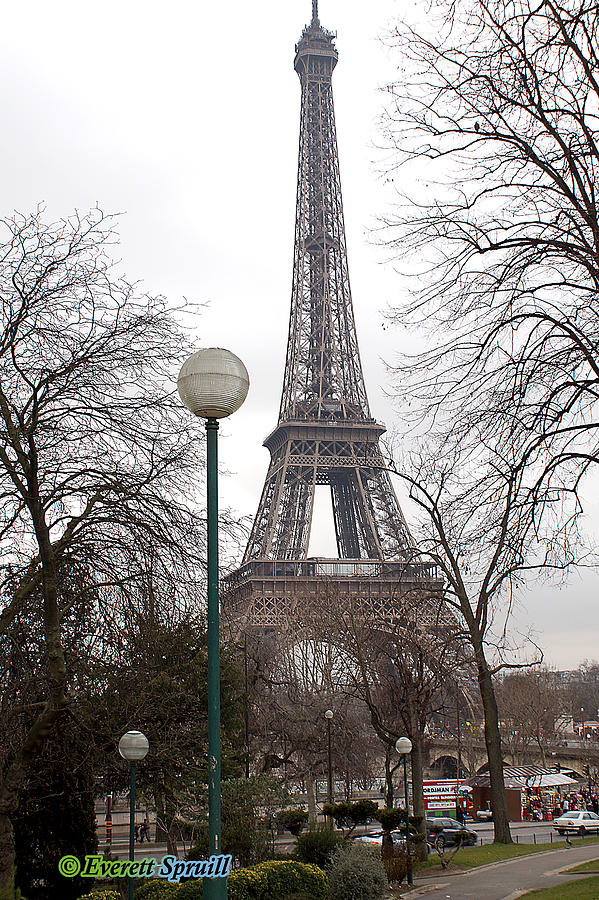 Eiffel Tower 3 Photograph by Everett Spruill
