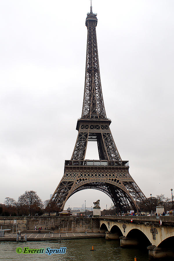Eiffel Tower 7 Photograph by Everett Spruill