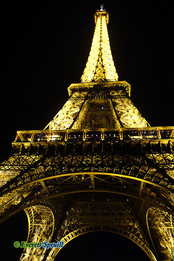 Eiffel Tower 8 Photograph by Everett Spruill