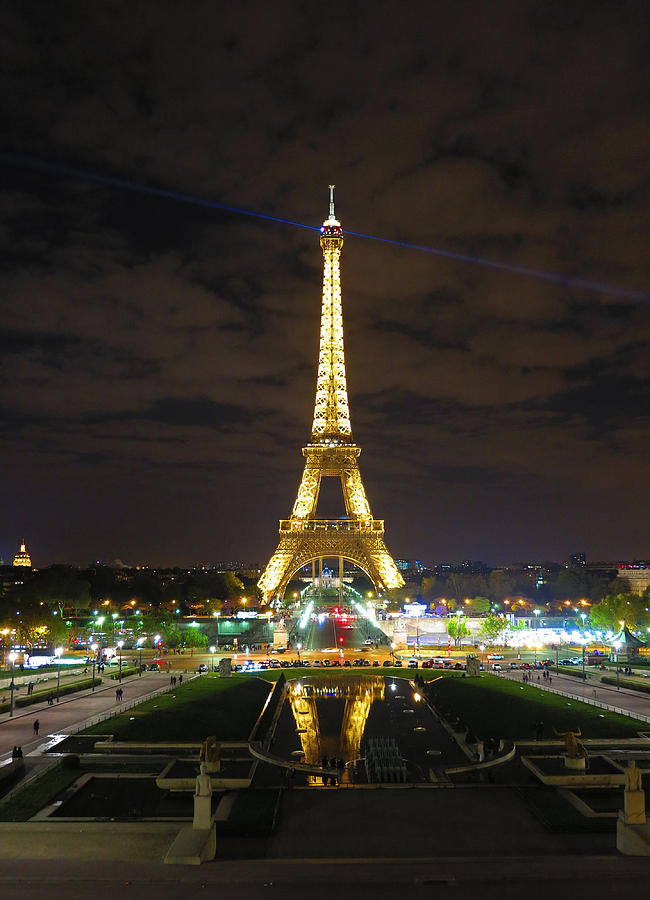 Eiffel Tower at Night 2013 Photograph by Hermes Fine Art