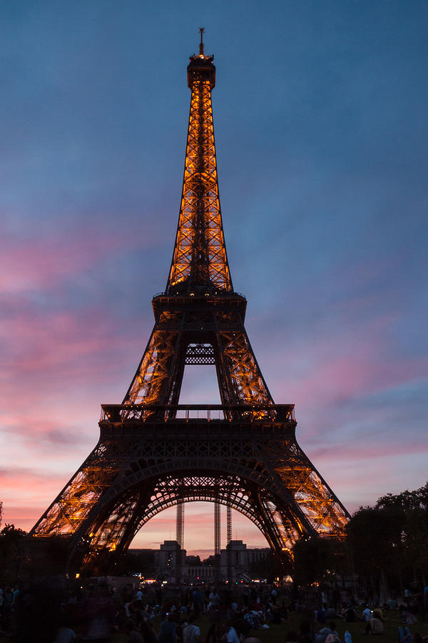 Eiffel Tower At Sunset Photograph By Alex Lieban Fine Art America