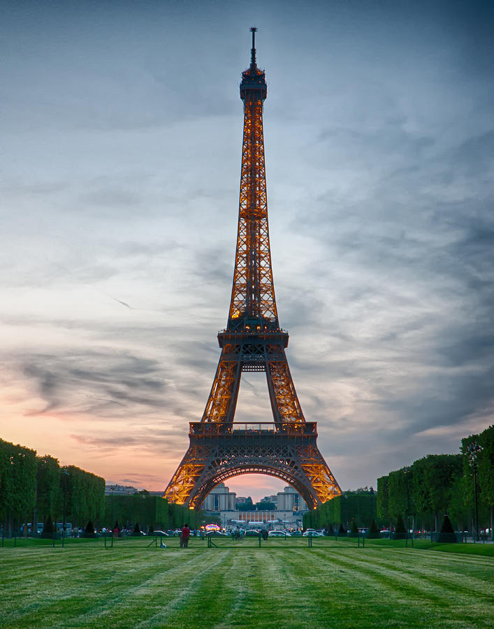 Eiffel Tower at Sunset Photograph by Jack Nevitt - Fine Art America