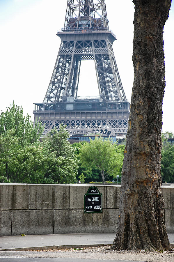 Avenue de New York Meets Eiffels Elegance Photograph by Dany Lison