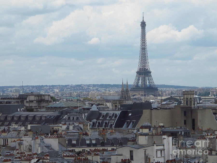 Eiffel Tower City View Photograph by Luis Moya - Fine Art America