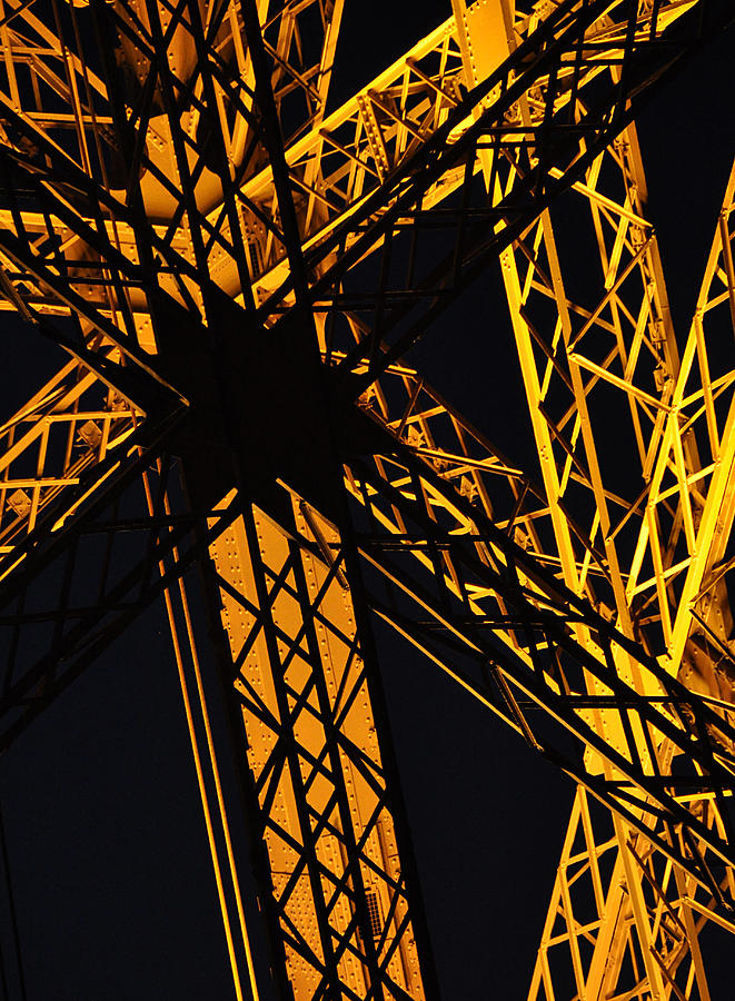 Eiffel Tower Detail Photograph by Michael Kirk