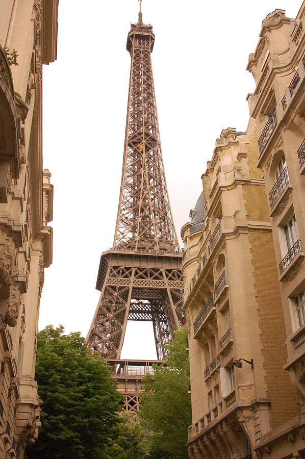 Eiffel Tower from side street Photograph by Daniel Crafton | Fine Art