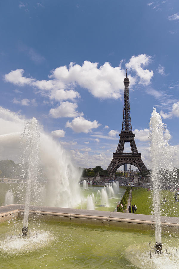 Eiffel Tower from Trocadero Photograph by Maj Seda