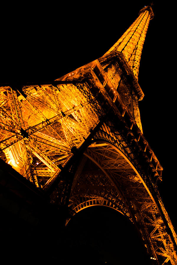 Eiffel Tower Gold Photograph by Jayson Ybanez Fine Art America