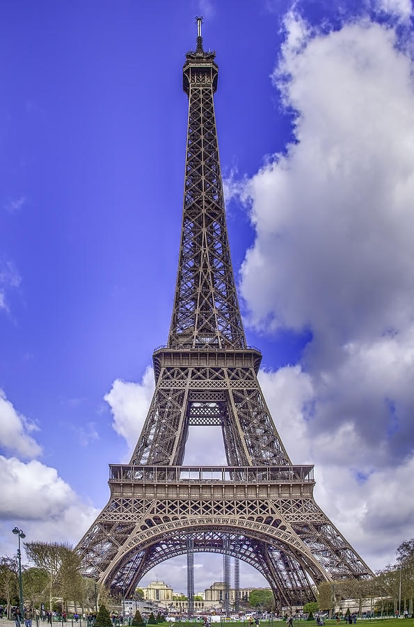 Eiffel  Tower in April Photograph by James Bethanis