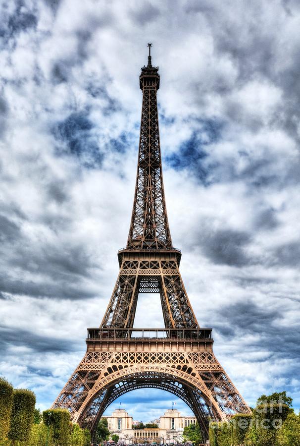 Eiffel Tower In Paris 3 Photograph by Mel Steinhauer