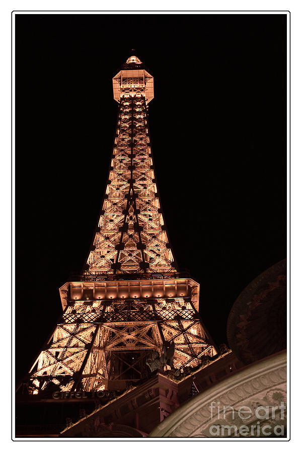 Eiffel Tower Photograph - Eiffel Tower Light Up My Dreams by Teri Atkins Brown