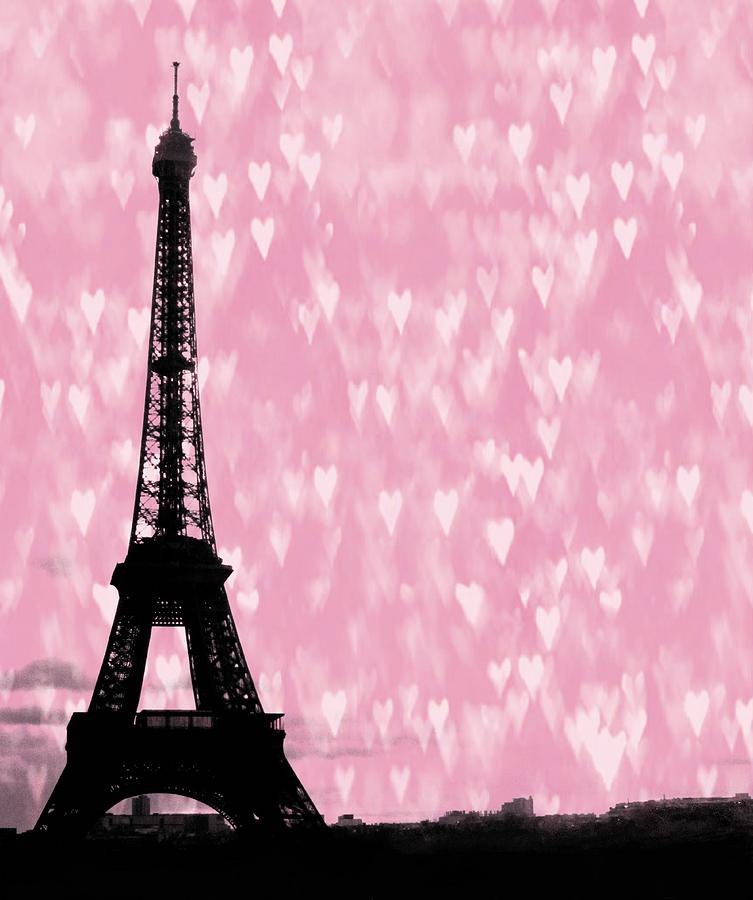 Eiffel Tower - Love in Paris Photograph by Marianna Mills