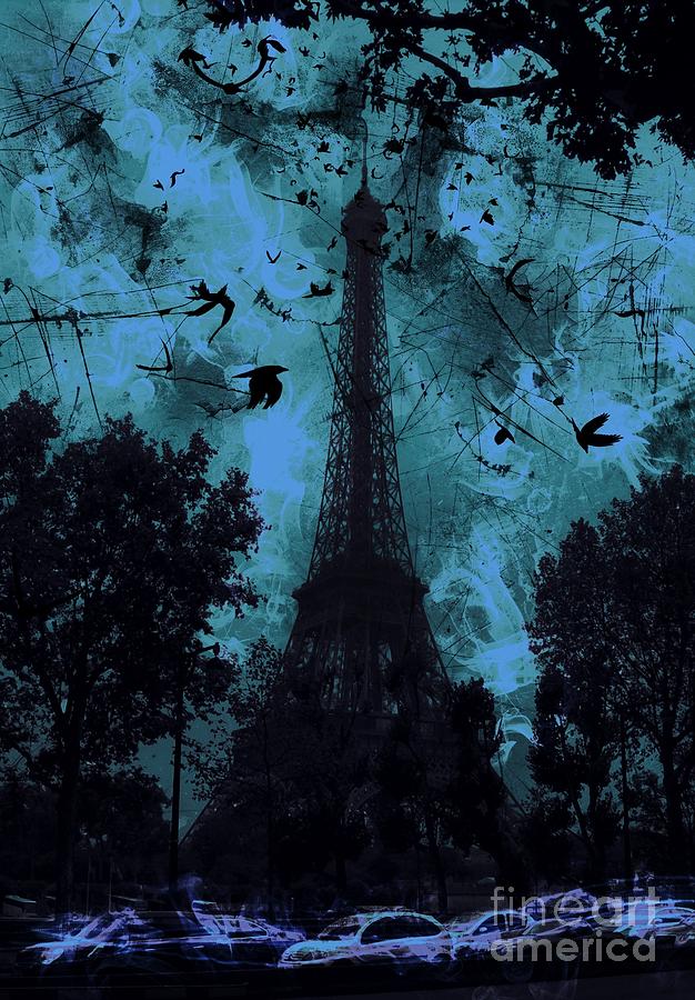 Eiffel Tower Digital Art by Marina McLain