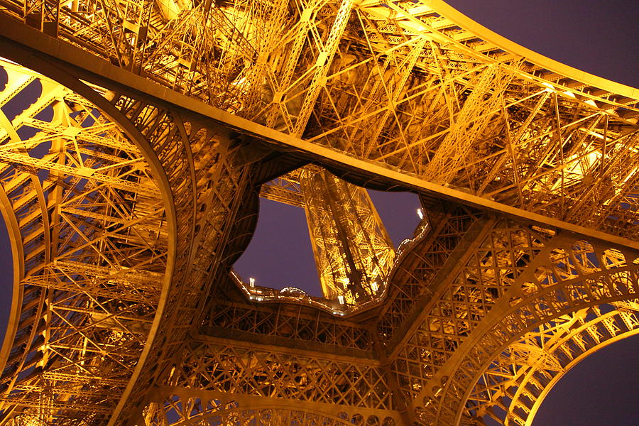 Architecture Photograph - Eiffel Tower - Paris France - 011312 by DC Photographer