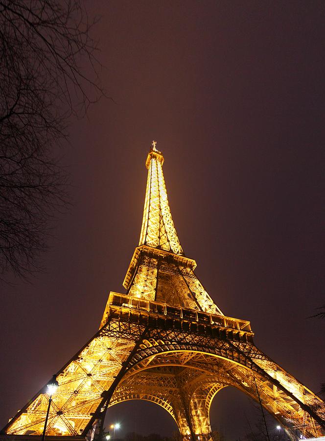 Architecture Photograph - Eiffel Tower - Paris France - 011313 by DC Photographer
