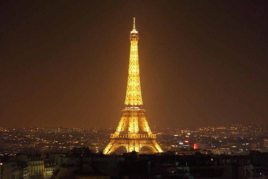 Architecture Photograph - Eiffel Tower - Paris France - 01132 by DC Photographer