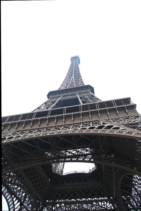 Architecture Photograph - Eiffel Tower - Paris France - 01134 by DC Photographer
