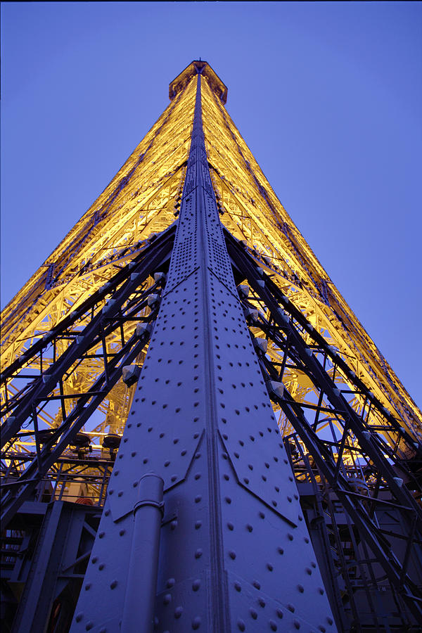 Architecture Photograph - Eiffel Tower - Paris France - 01139 by DC Photographer