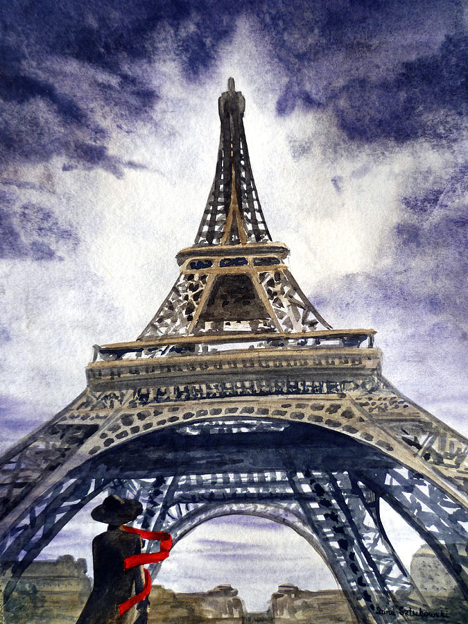 Eiffel Tower Paris Painting by Irina Sztukowski