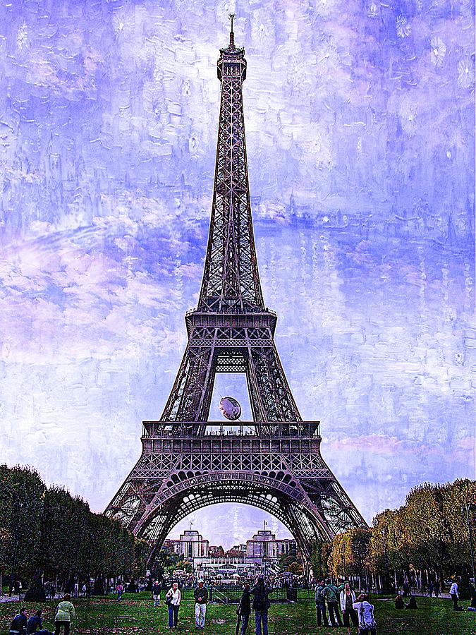 Eiffel Tower Paris Photograph by Kathy Churchman