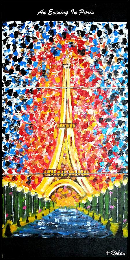 Eiffel Tower Mixed Media By Rohan Soman Fine Art America