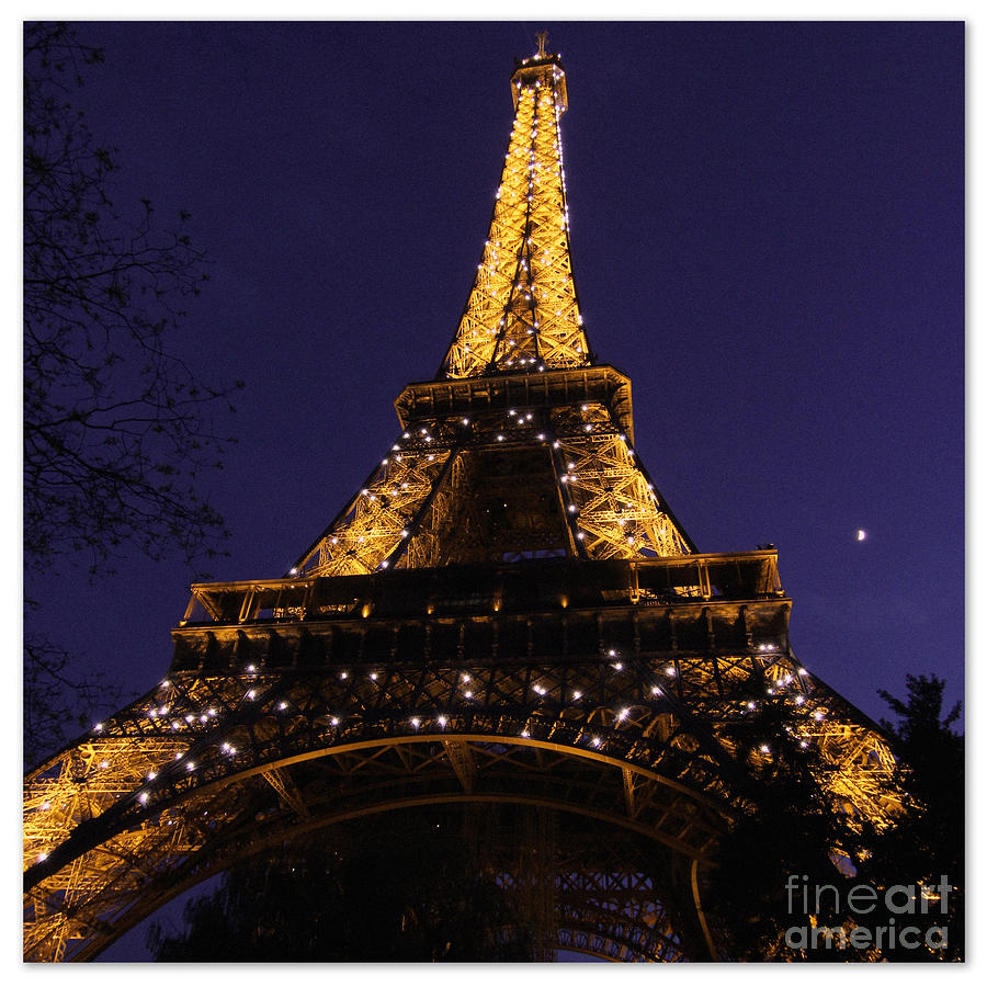 Eiffel Tower Sparkles Photograph by Hermes Fine Art