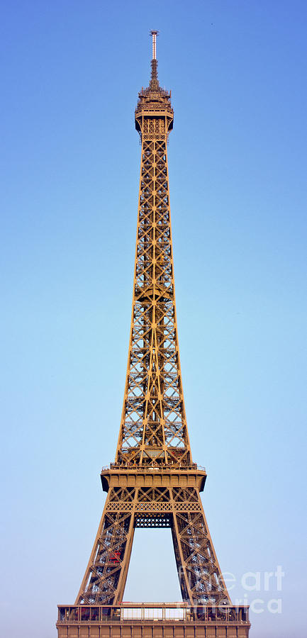 Eiffel Tower - Stark Beauty Photograph by Ann Horn