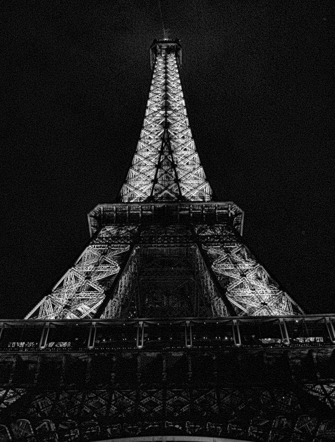 Eiffel Tower Stark Photograph by Robert Meyers-Lussier