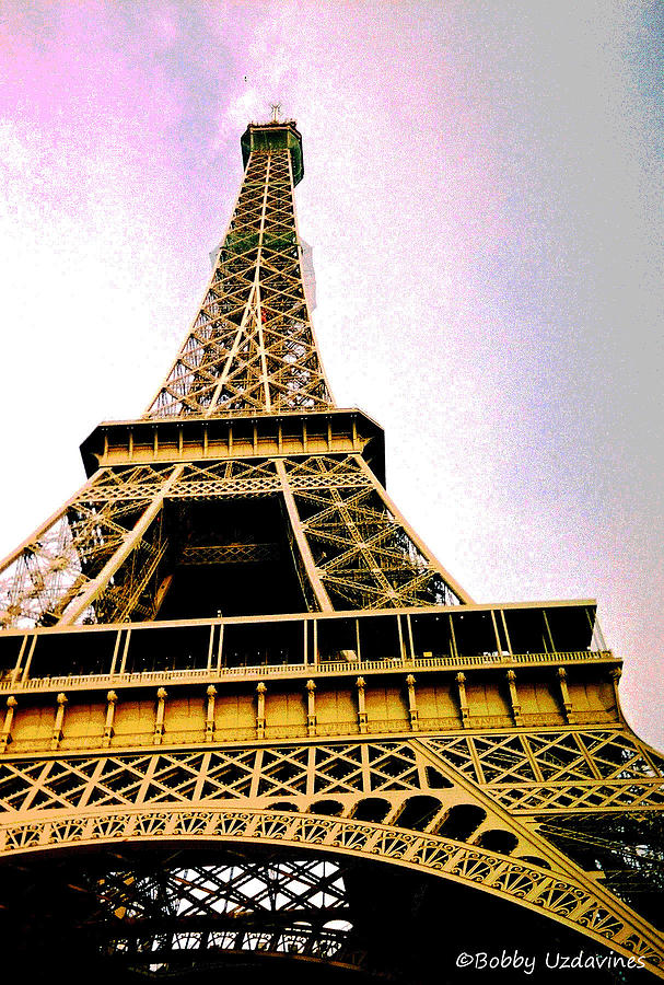 Eiffel Tower Up Close 2 Photograph by Flobert Lebouncy - Pixels