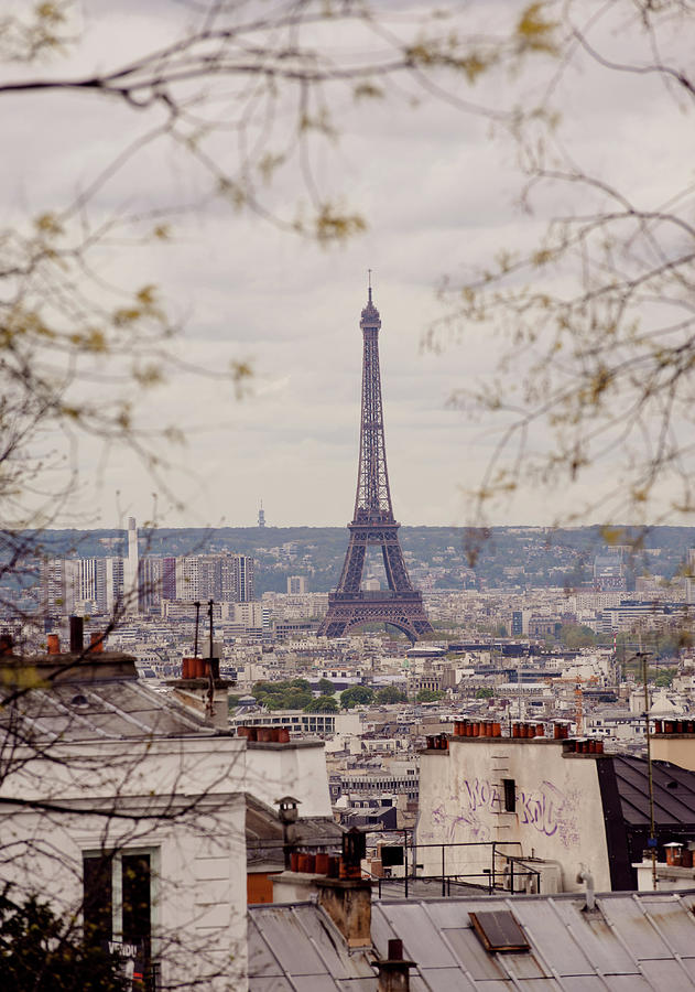 Eiffel Tower View From Montmartre Photograph by Rachelle Vance Photography