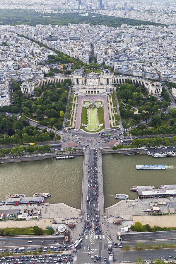 Eiffel Tower View Photograph by Maj Seda