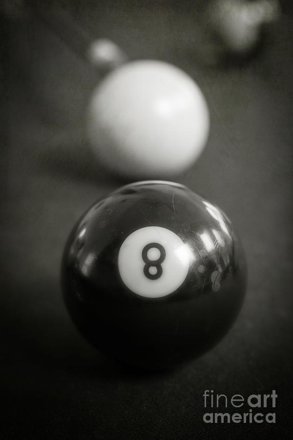 Magic Photograph - Eight Ball by Edward Fielding