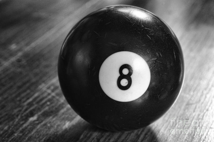 Black And White Photograph - Eight Ball by Paul Ward