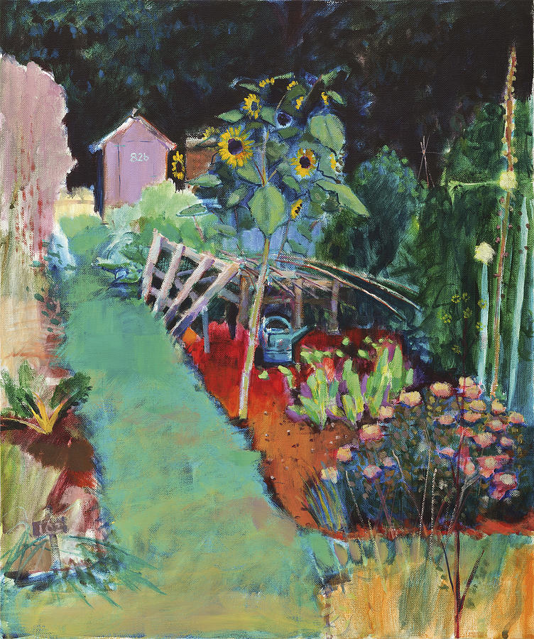 Garden Painting - Eighty Two b by Marco Cazzulini